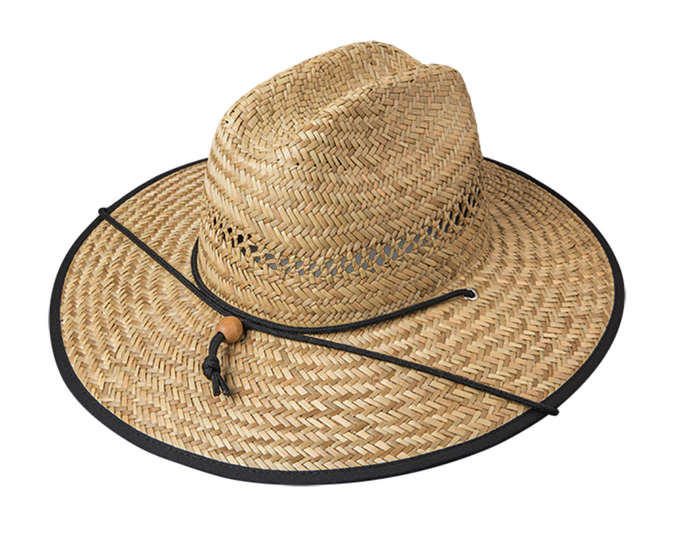 Tidal Wave Surf Style Straw Lifeguard Hat - Summer Straw Hats